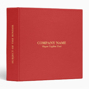Classeur Customisé en cuir RedFaux