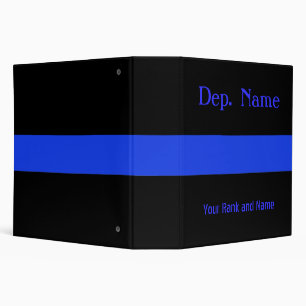 Classeur Customisez ce Blue Line mince