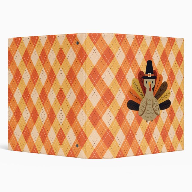 Classeur Cute, classique/vintage Thanksgiving Turquie (Arrière-plan)