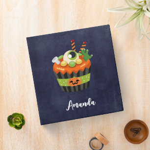 Classeur Cute et Déplaisante Halloween Cupcake avec un Big