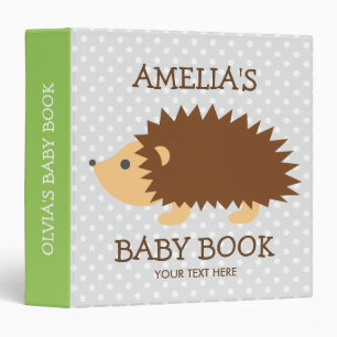 Classeur Cute forêt animal hérisson nouveau livre de classe