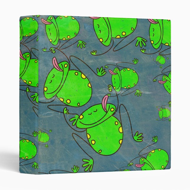 Classeur Cute Frogs (Devant/Côté)