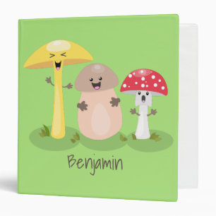Classeur Cute kawaii champignon champignon toadstool
