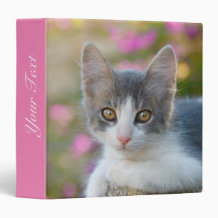 Classeur Cute Little Bicolor Kitten Fluffy Amoureux de les 