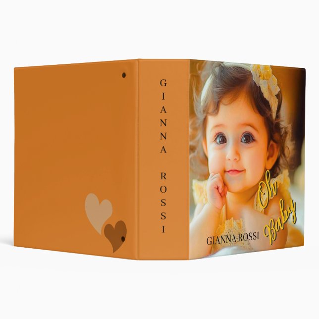 Classeur Cute Oh Baby Girl Sweet Keepsaké Album photo (Arrière-plan)