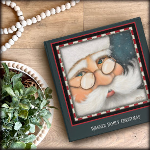 Classeur Cute Père Noël Christmas Naughty Nice Personnalisé