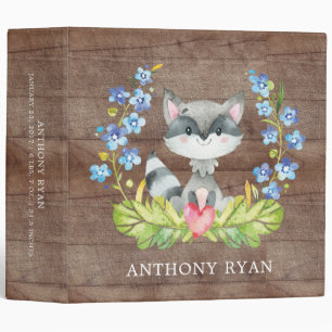 Classeur Cute Raccoon Garçons Baby Photo Album
