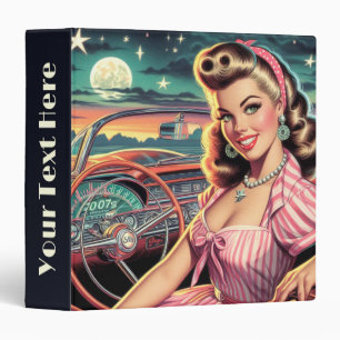 Classeur Cute Retro Girl