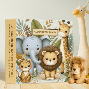 Classeur Cute Safari Animaux Jungle Baby Album photo