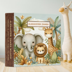 Classeur Cute Safari Animaux Jungle Baby Album photo