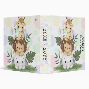Classeur Cute Safari Jungle Animal Baby Boy Album photo