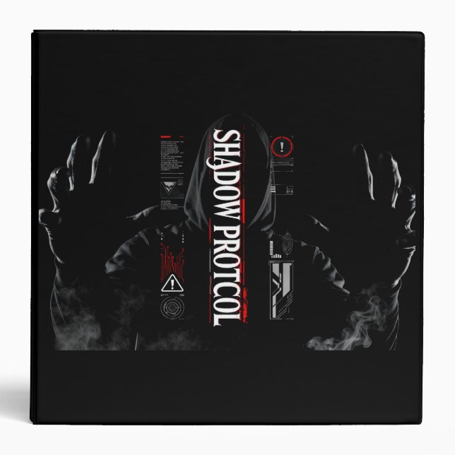 Classeur Cyberpunk Hacker Shadow Binder (Devant)