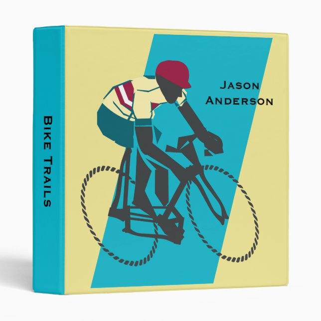 Classeur Cycliste n° 1 (Devant/Côté)