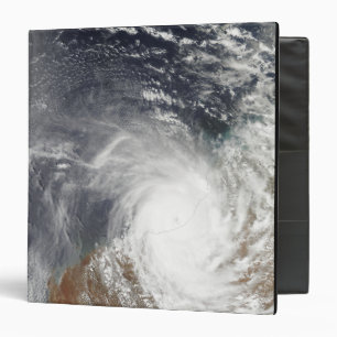 Classeur Cyclone tropical Laurence au-dessus d'Australi