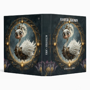 Classeur Cygne mécanique éclairé par la lune – Gardien de r