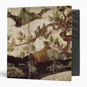 Classeur Cypress par Kano Eitoku, période de Muromanchi