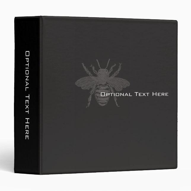 Classeur d'abeille noire (Devant/Côté)