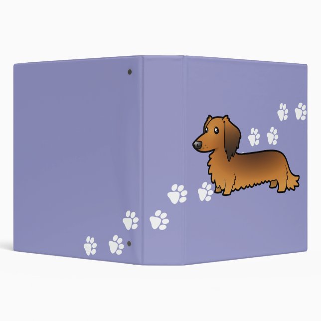 Classeur Dachshund (longhair) (Arrière-plan)