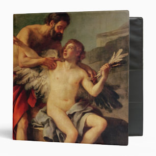 Classeur Daedalus attachant les ailes d'Icare, c.1754