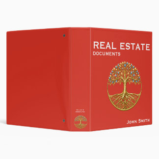 Classeur d'affaires personnalisé avec design arbre