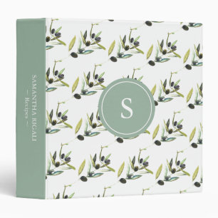 Classeur d'affaires Watercolor Olive Branch