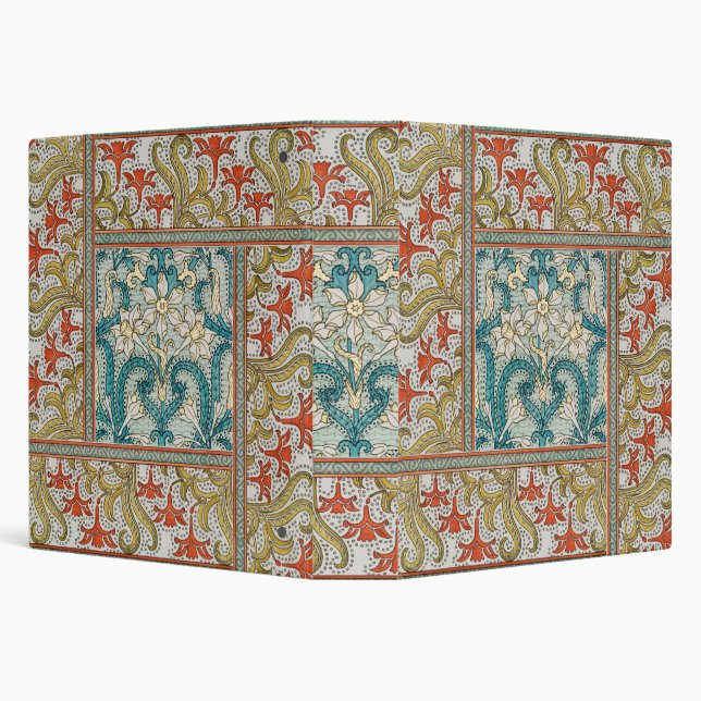 Classeur Daffodique chintz papier peint à fleurs Art nouvea (Arrière-plan)