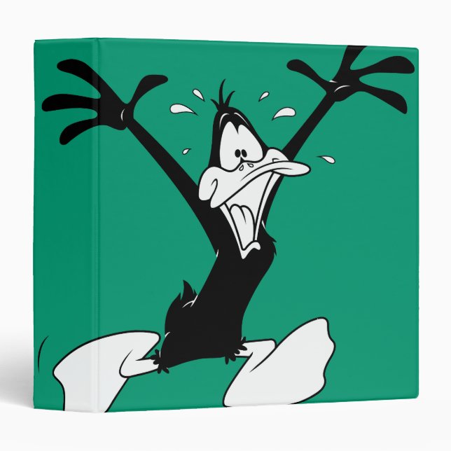 Classeur DAFFY DUCK™ Excité (Devant/Côté)