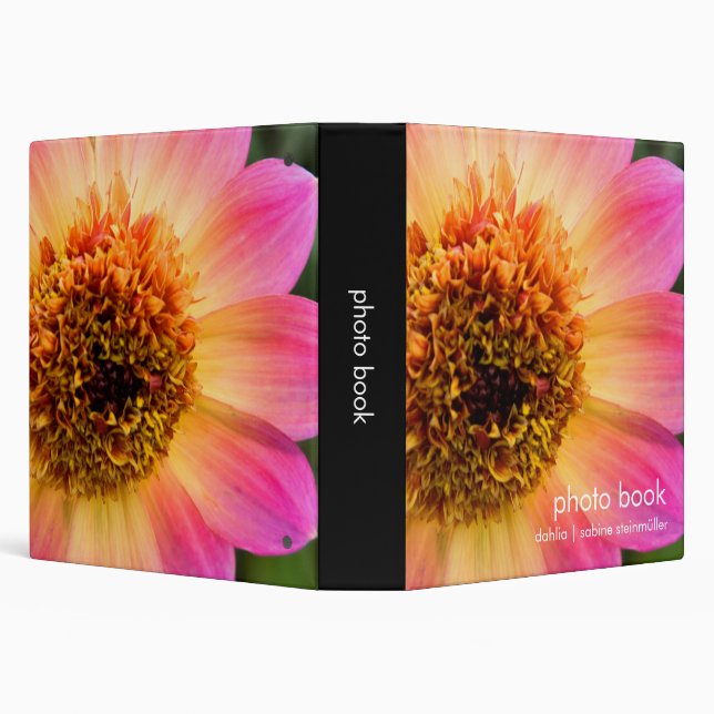 Classeur Dahlia rose et orange (Arrière-plan)