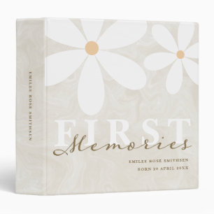Classeur Daisy Thème Premiers souvenirs Baby Book