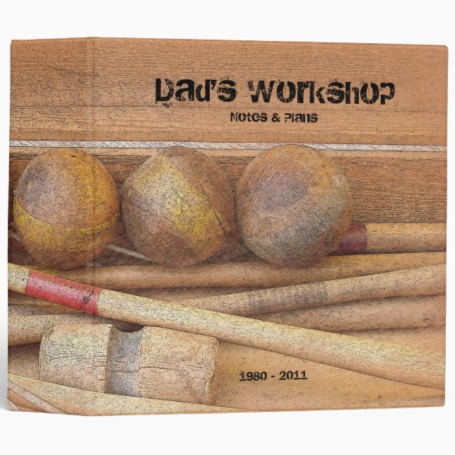 Classeur d'album (Devant/Côté)