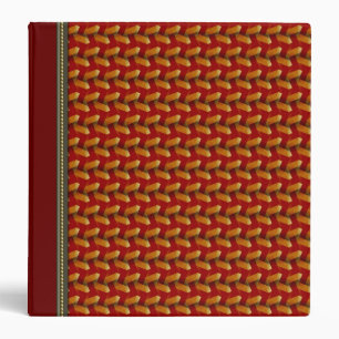 Classeur d'album d'art Motif unique rouge orange