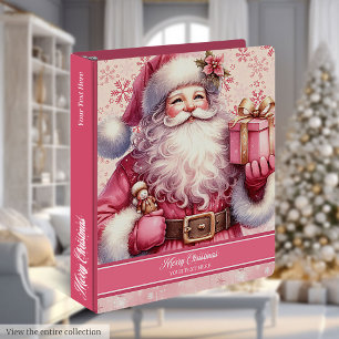 Classeur d'album de famille Pink Santa Claus