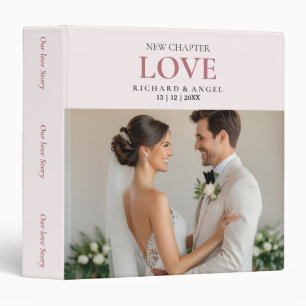 Classeur d'album de mariage personnalisé - Notre h