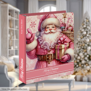 Classeur d'album de souvenirs du Père Noël rose Jo