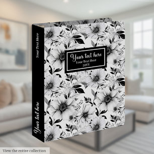 Classeur d'album de souvenirs floral aux teintes g