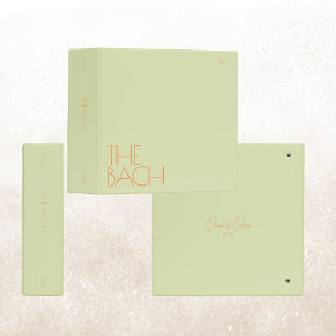 Classeur d'album photo La plage Vert Citron