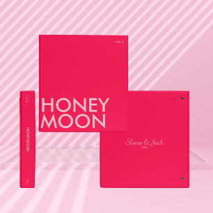 Classeur d'album photo Lune de miel Rose foncé