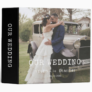 Classeur d'album photo mariage de script de machin