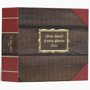 Classeur d'album photo personnalisé de 2 po à l'ai