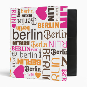 Classeur d'album photos de typographie de Berlin