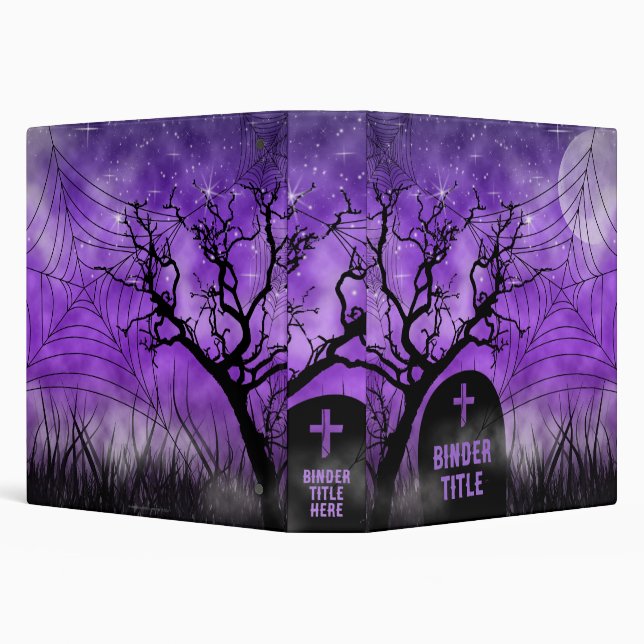 Classeur d'album Web Starry Purple Ghoulish Goth (Arrière-plan)