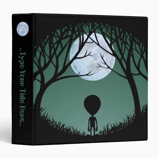 Classeur d'alien Alien Binder Mignon ET Classeur d (Devant/Côté)