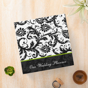 Classeur Damas noir et blanc