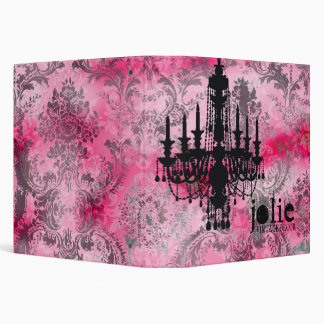 Classeur Damassé de gris de rose de lustre de la