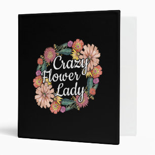 Classeur Dame des fleurs folles - Zinnia Gardener