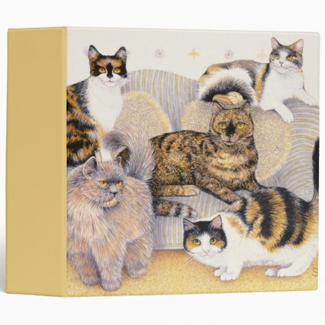 Classeur Dames d'écaille (Devant/Côté)