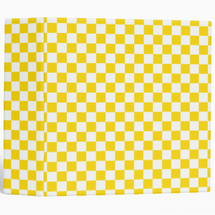 Classeur Damier jaune