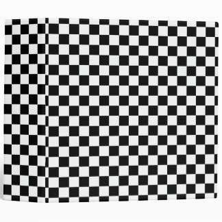 Classeur Damier noir et blanc