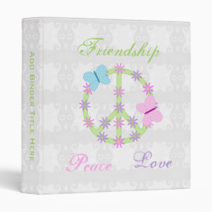 Classeur d'amitié, de paix et d'amour