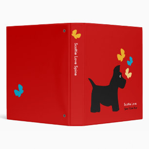 Classeur d'amour de chien de Scottie
